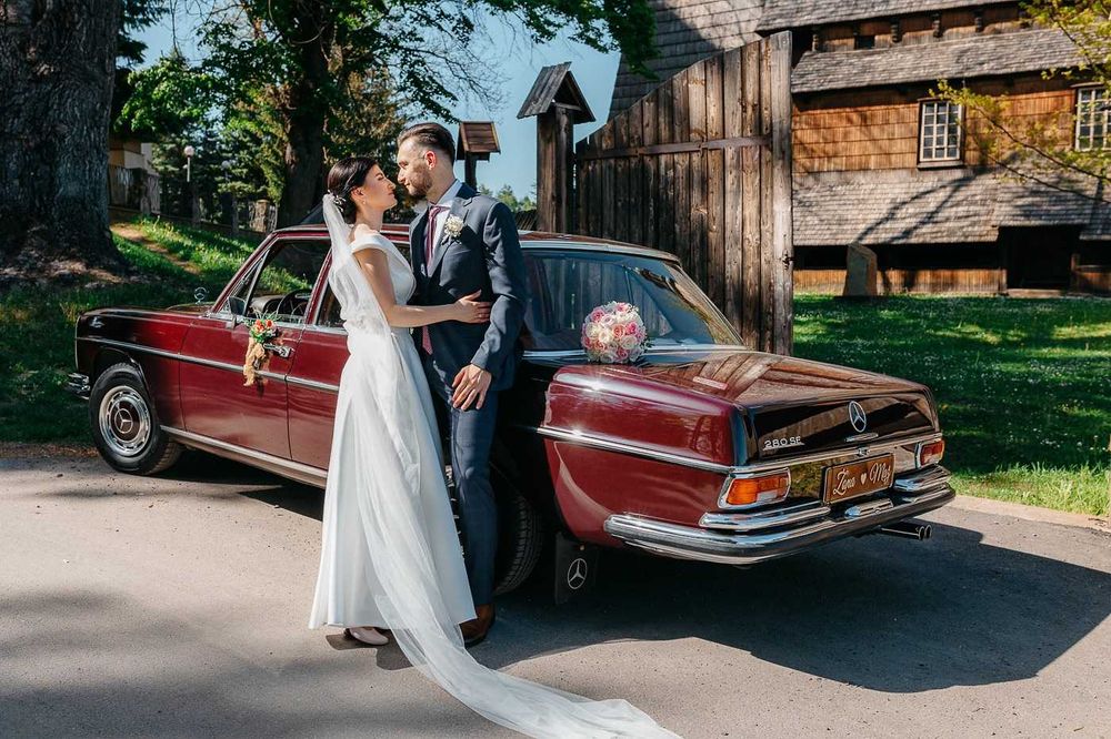Mercedes W108 S-klasa do ślubu i inne okazje KROSNO