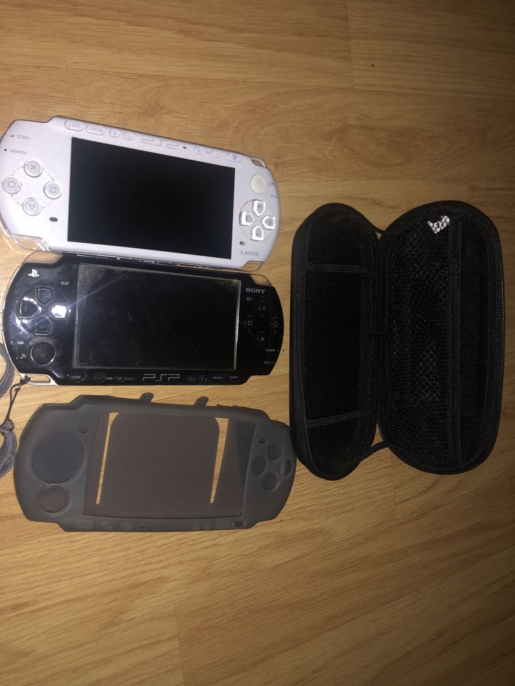 PSP/ Jogos PSP /Carregador/ Bolsa e capas