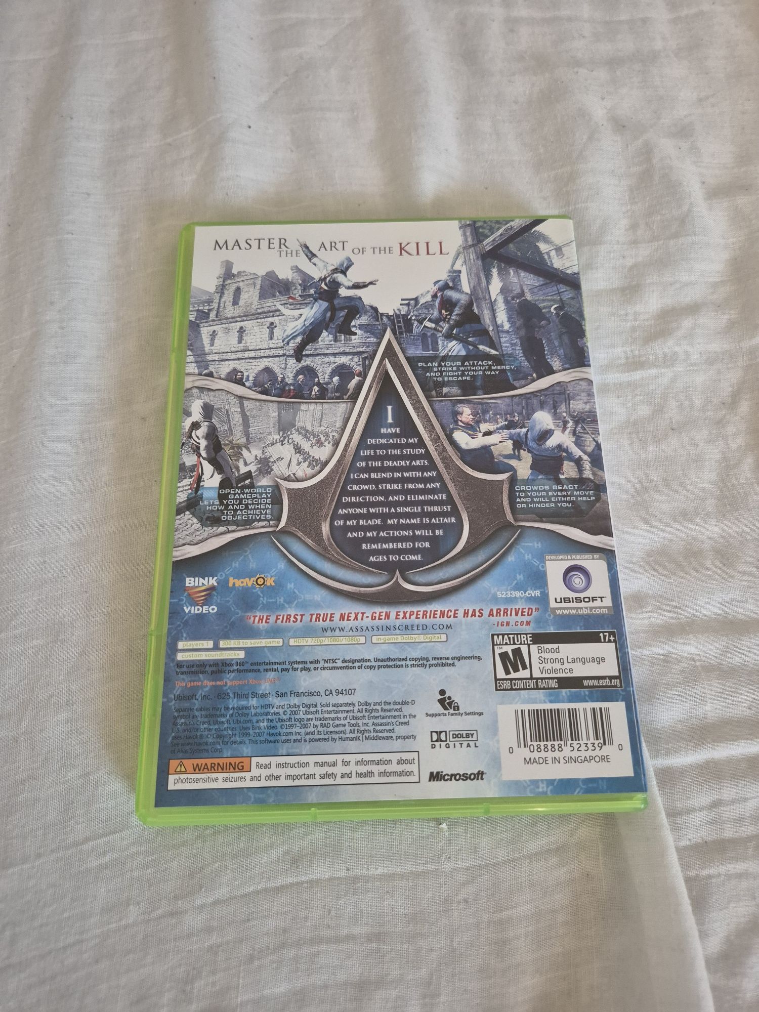 Gra Assassin's Creed I Xbox 360