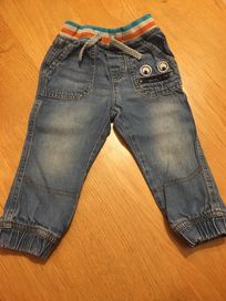 Spodnie joggery jeansowe, C&A, rozmiar 86