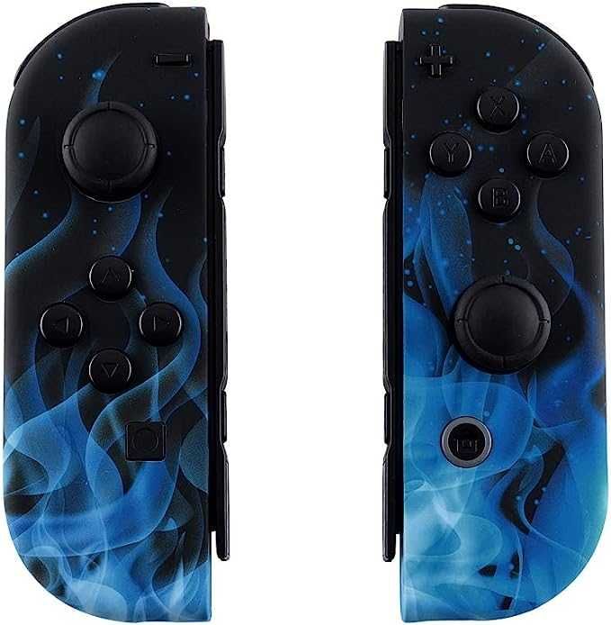 Blue Fire Nintendo Switch Custom Joy-Cons