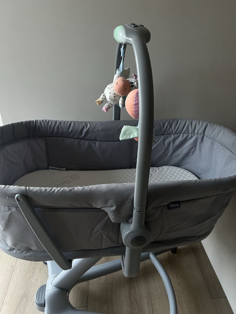 Chicco 4w1 baby hug łóżeczko + materac Rucken