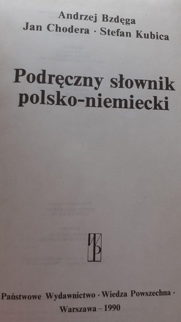 Słownik Polsko-Niemiecki - PRL