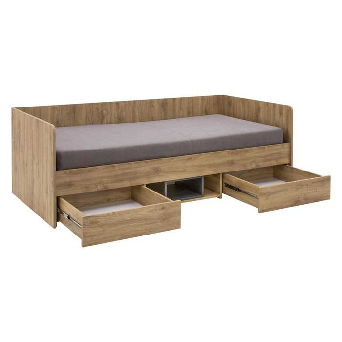 Łóżko młodzieżowe Agata Meble INSAR loft 200 x 90 z materacem