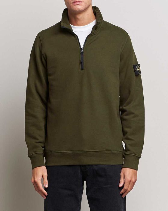 Світшот STONE ISLAND 62720 Half-Zip Sweatshirt Olive