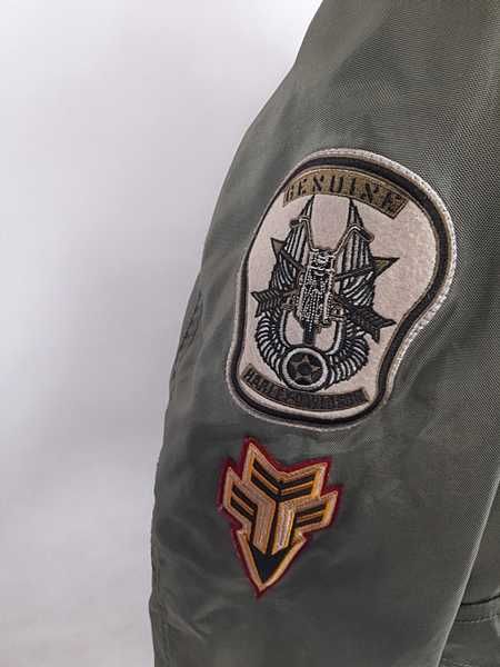 Harley Davidson Bomber Jacket Naszywki Kurtka męska motocyklowa XXL