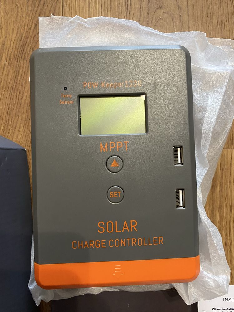 PowMR MPPT Контроллер заряда солнечной панели ЖК-дисплей 20А 12v 24v