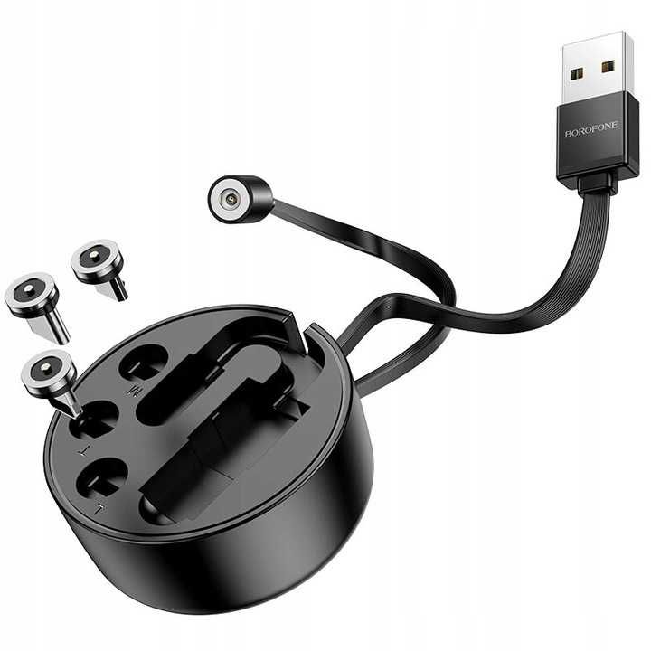 Kabel Magnetyczny 3w1 Micro USB/ Typ C/Lightning