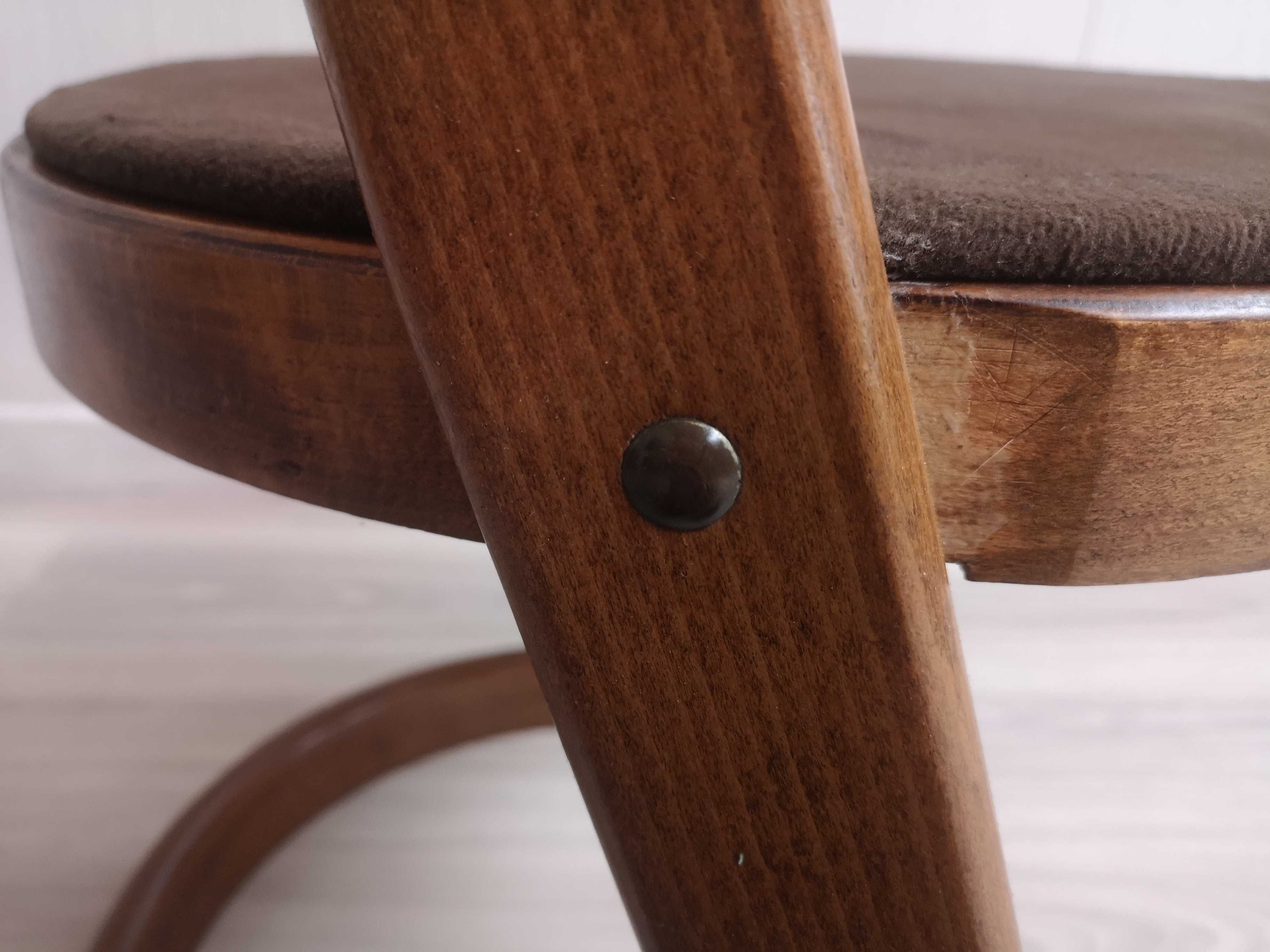 Krzesło HALFA lata 60 70 vintage retro drewniane