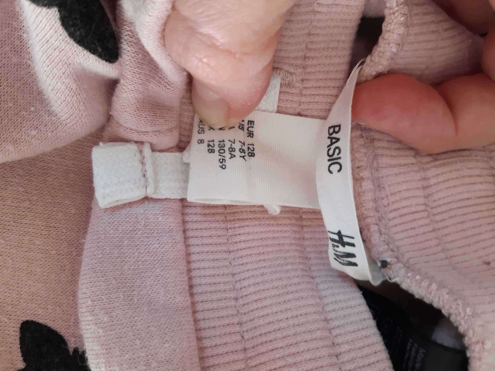 Spodnie dresowe joggery h&m 128