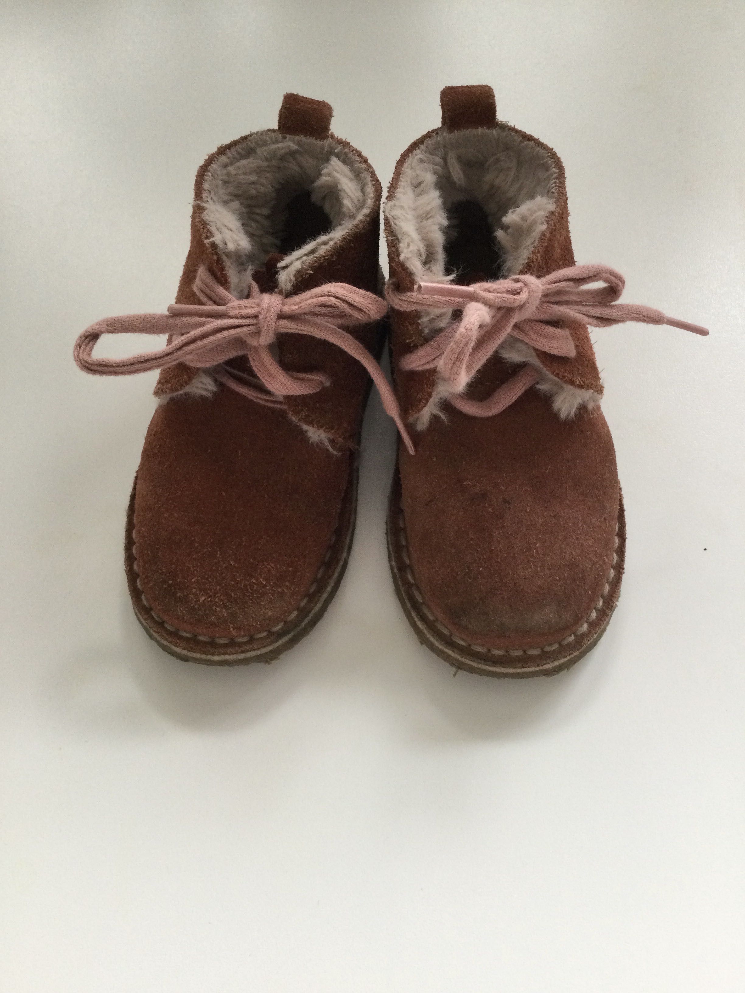 Buty skórzane Zara dla dziecka r 21 ocieplane