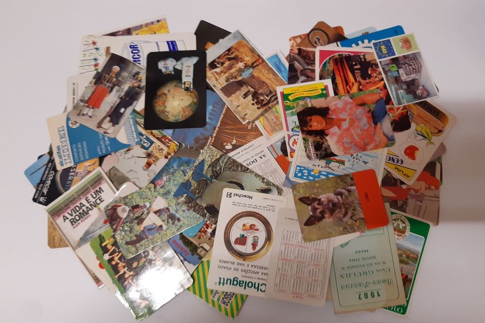 Lote calendários anos 80/90