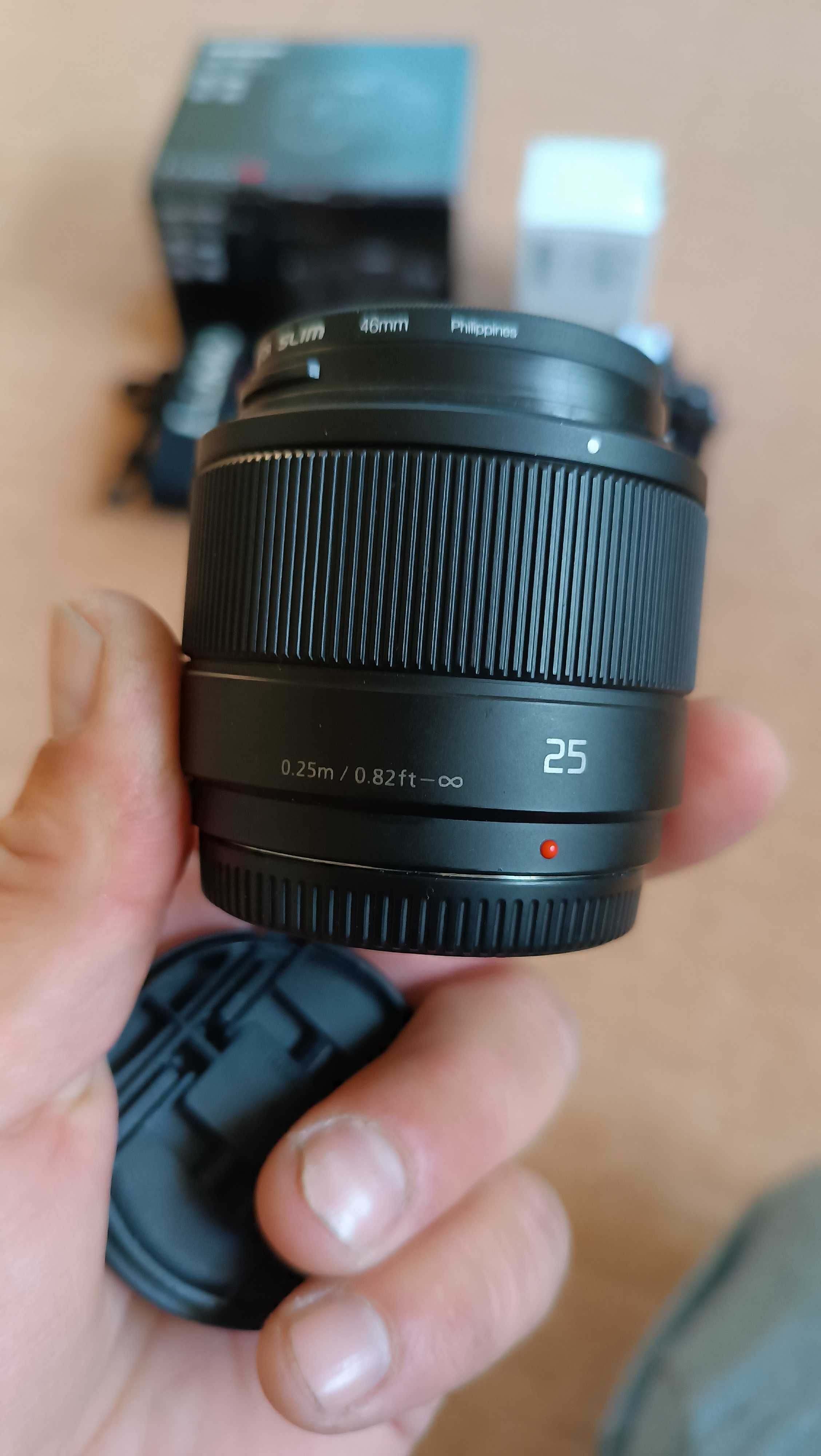 Продаю Panasonic lumix DMC-G80+ об’єктив G 12-60 kit +  G 25 mm f/1.7