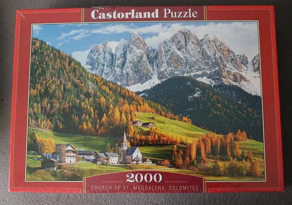 zestaw 2 szt. puzzle CASTORLAND 1500 i 2000 el. krajobraz NOWE folia