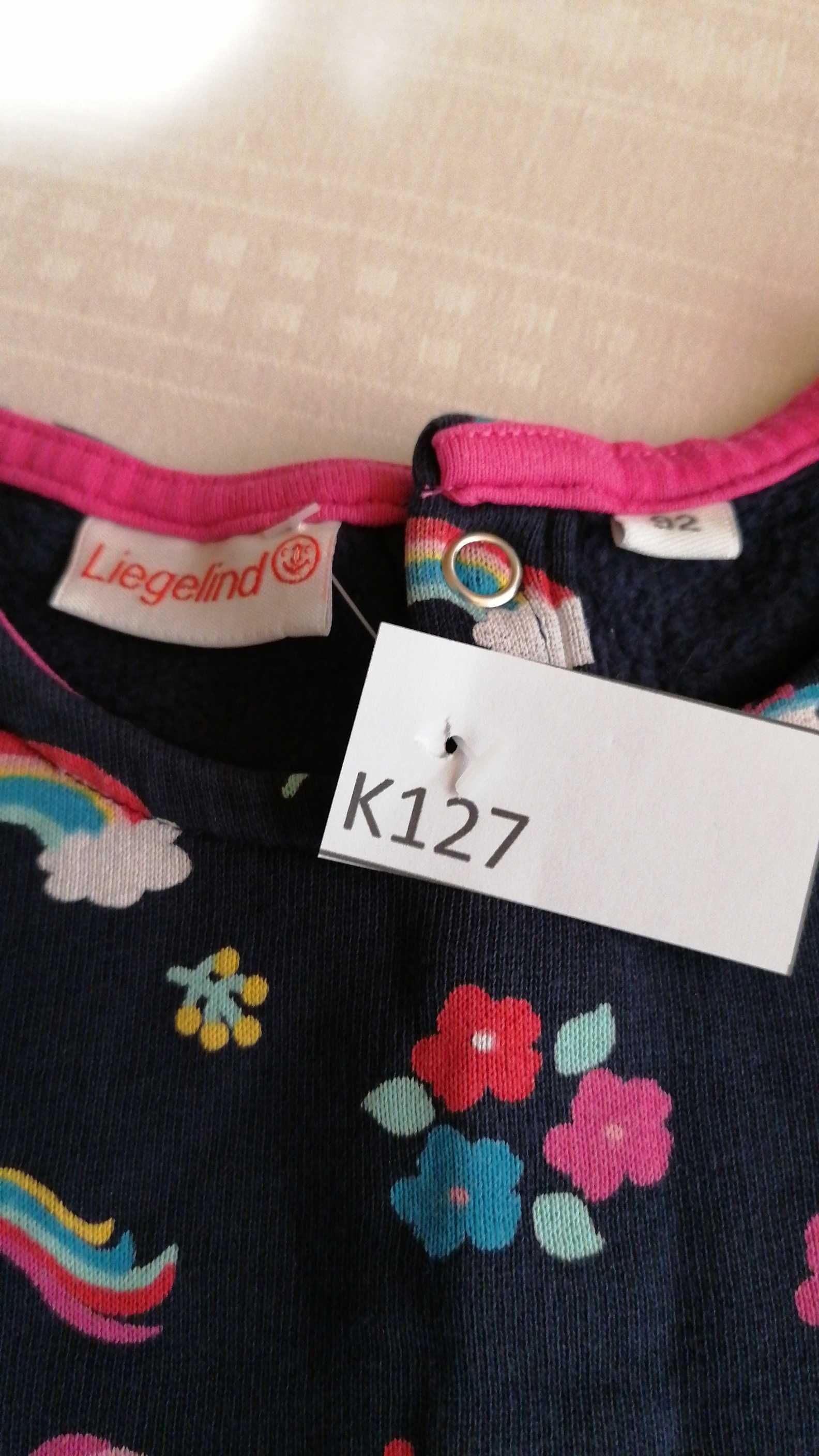 K/127  Sukienka bawełniana  Liegelind  r. 92