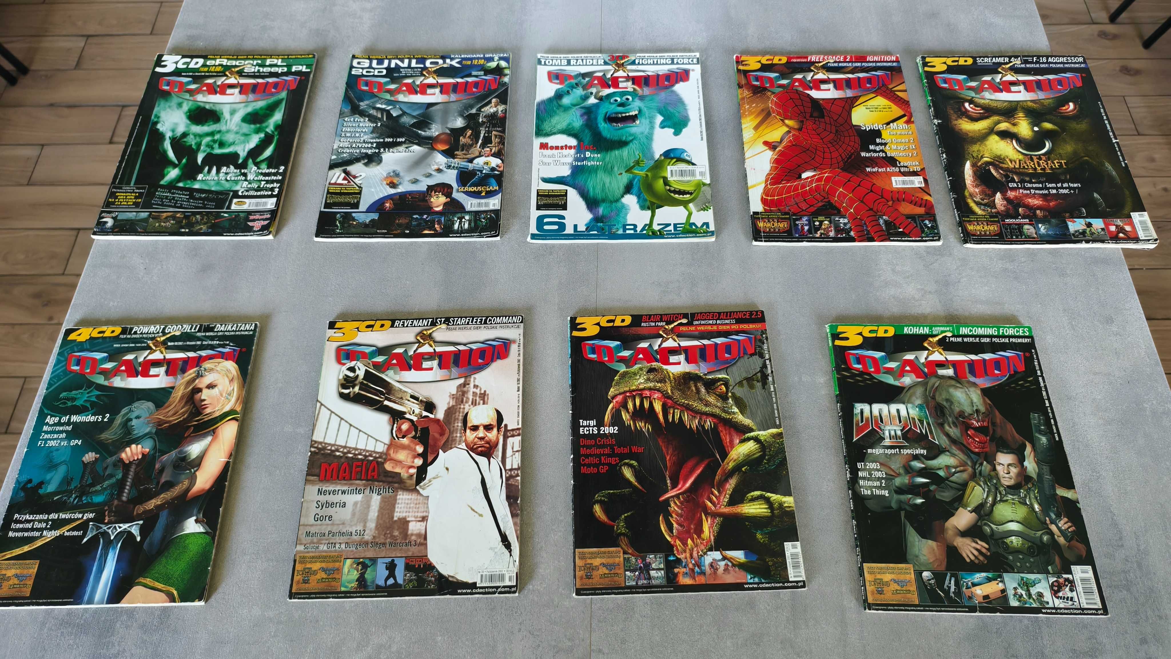 CD-Action roczniki od 1996 do 2003