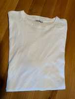 T-shirt męski Zara longsleve długi biały XL