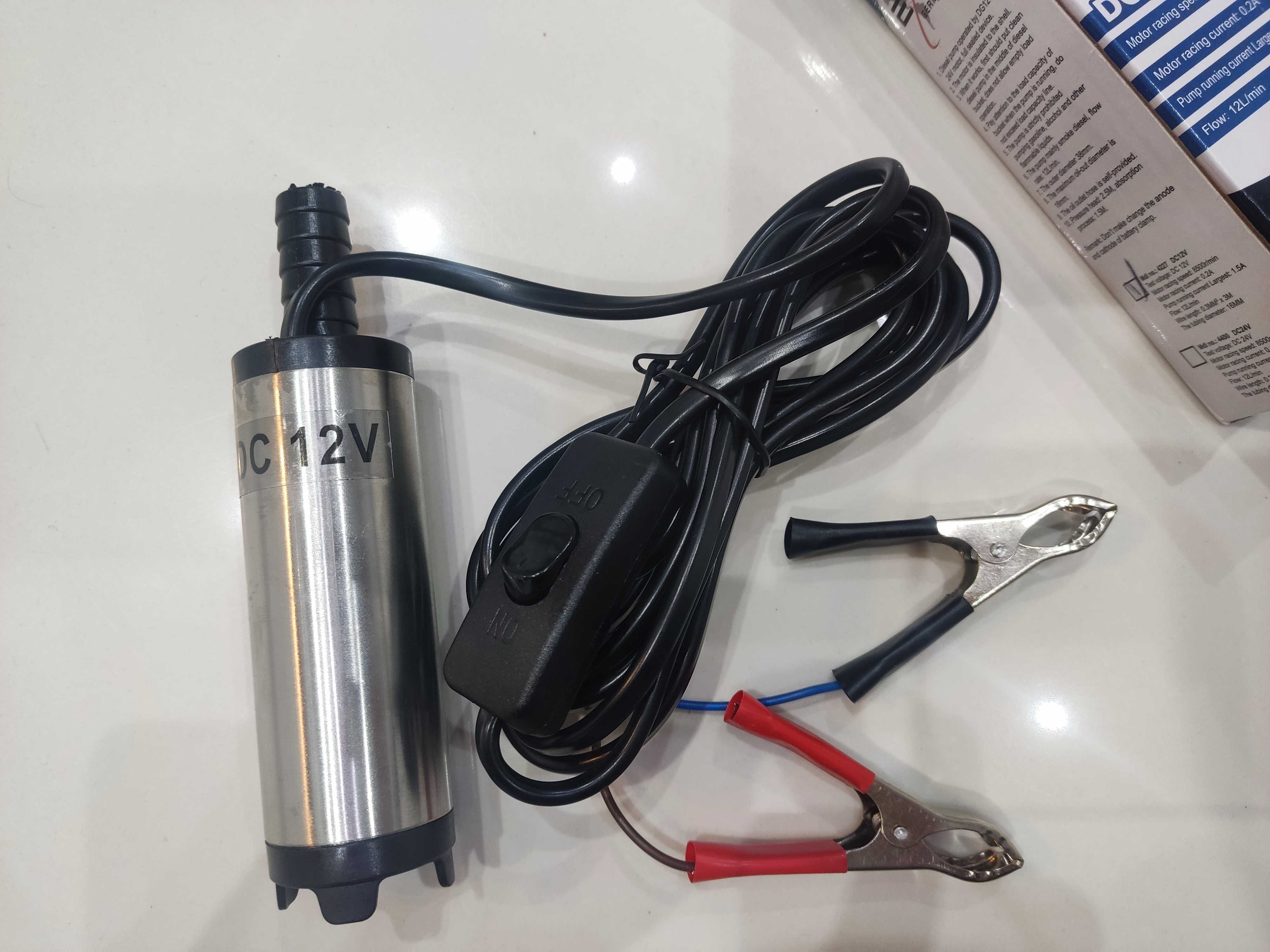 12V Pompa Zanurzeniowa Głębinowa Paliwa Oleju Wody Cieczy Ropy OffRoad