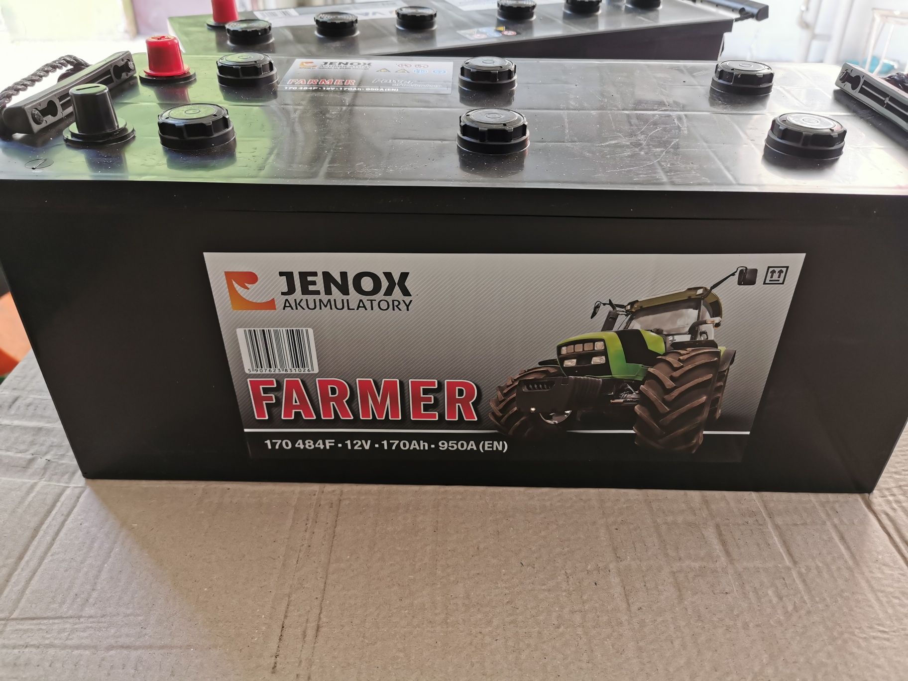 Akumulator Jenox 12V 170Ah 950A Bizon Ursus Zetor Deutz MF JD Same