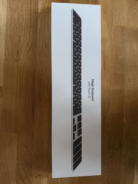 Apple keyboard with touch id