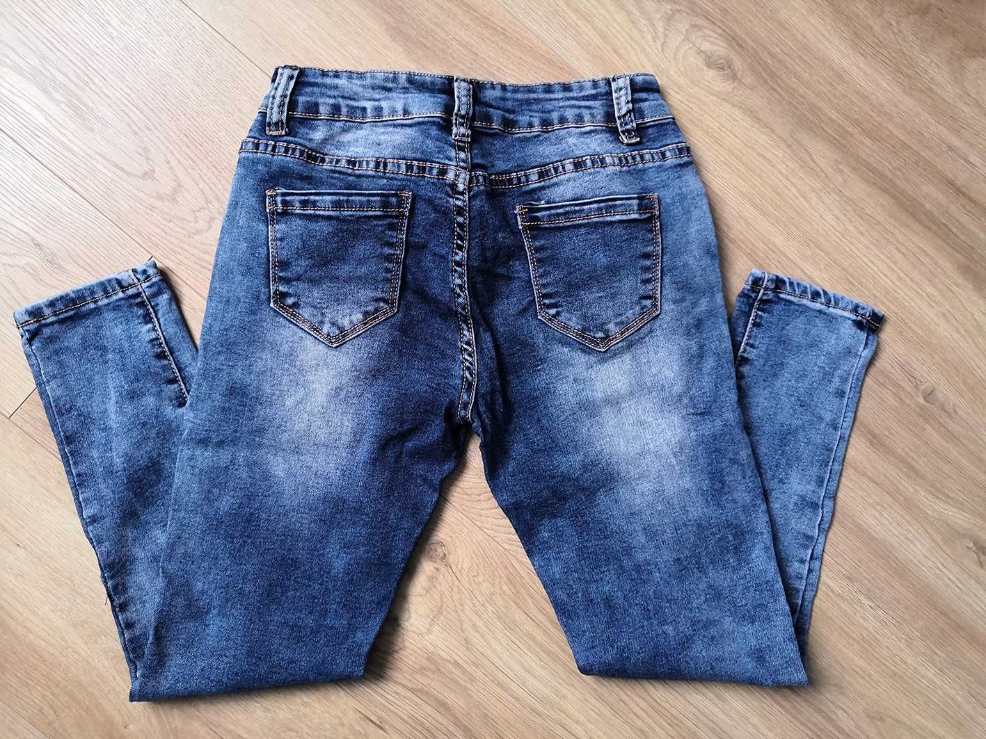 Spodnie Jeansy rurki 3/4 Miss RJ r. 36/S