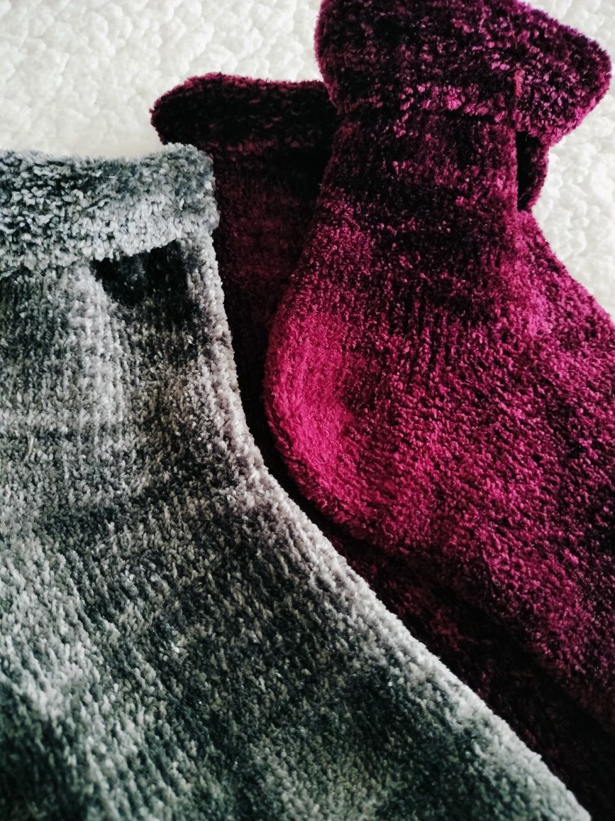 Conjunto 2 pares de meias chenile • 36/37