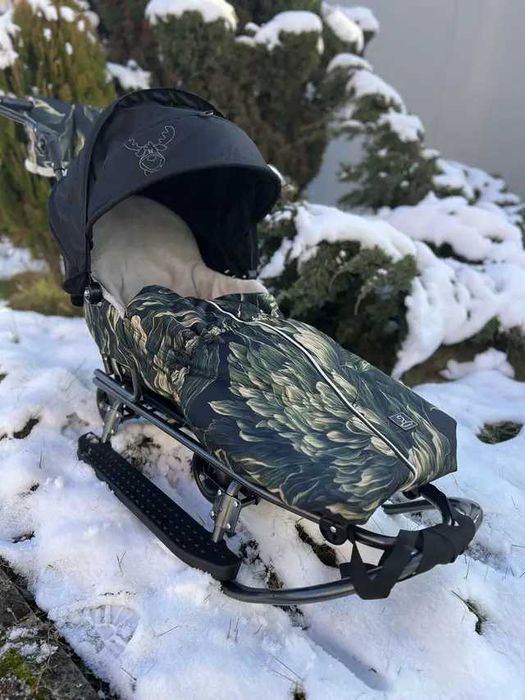 Санки 1VIP сани з колесами Rasper Delux Prampol 7w1 повний комплект