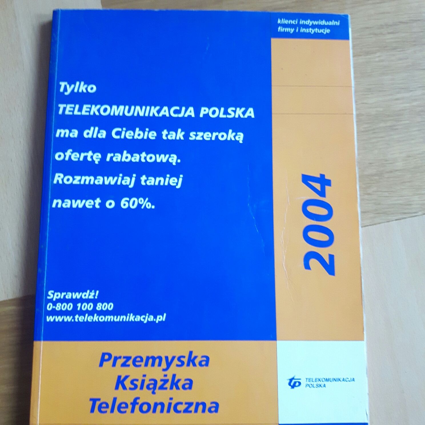 Książka telefoniczna Przemyśl i powiaty z 2004r.