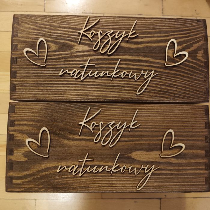 Koszyczki ratunkowe+ pudełko na koperty weselne !