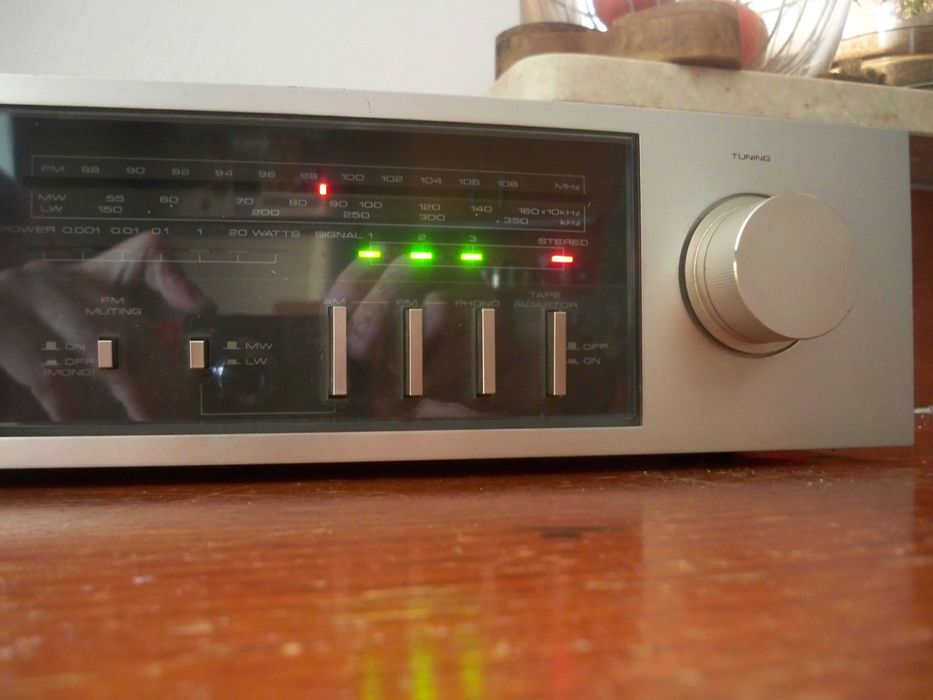 amplituner Pioneer SX-400L, działa, ale brak głosu