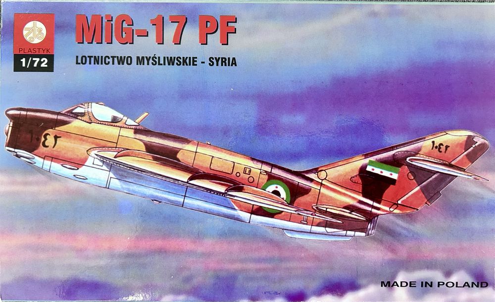 Model do złożenia Plastyk MIG-17 Pf Syria 1:72