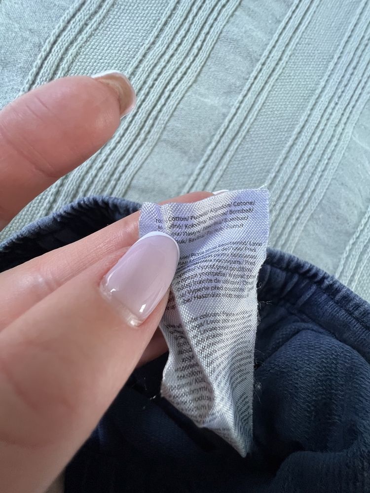 Spodnie dresowe a’la jeans So cute r.74 kieszonki