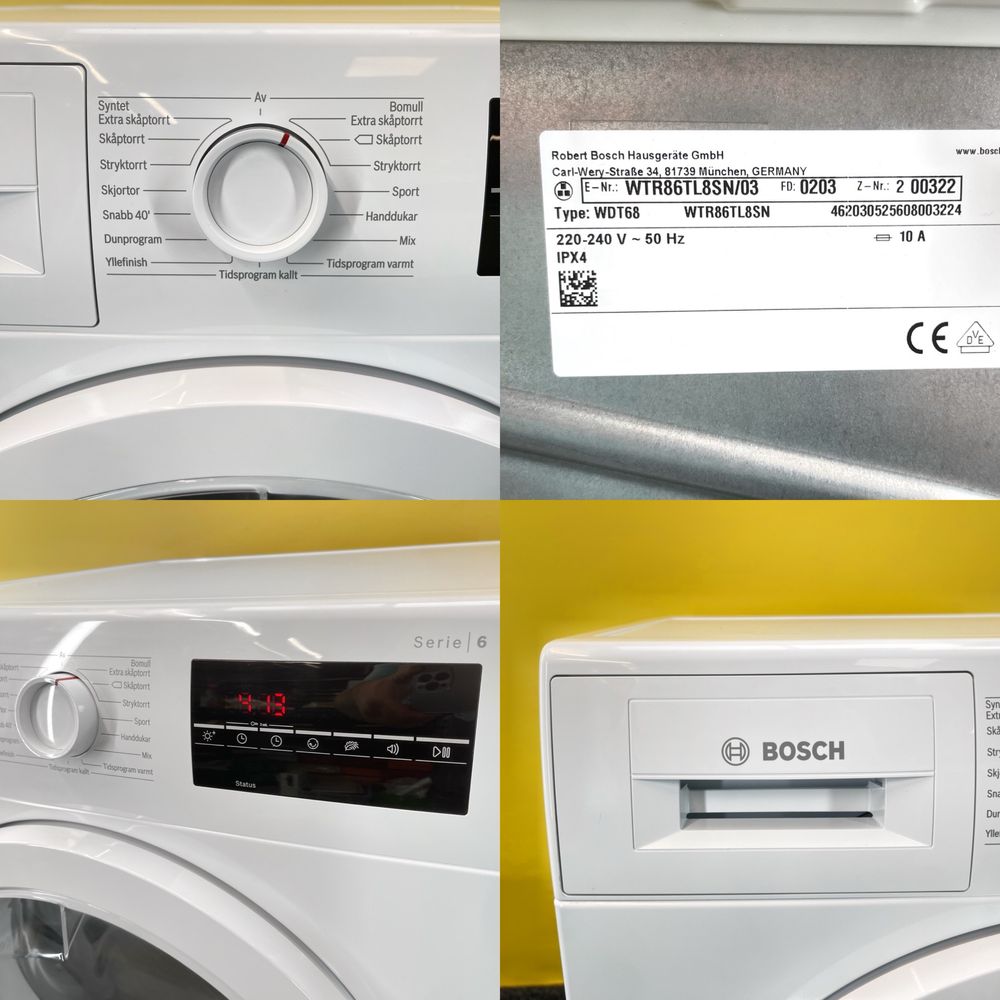 Сушильная машина Bosch Serie I 6 WTR86TL8SN 8кг Premium EU