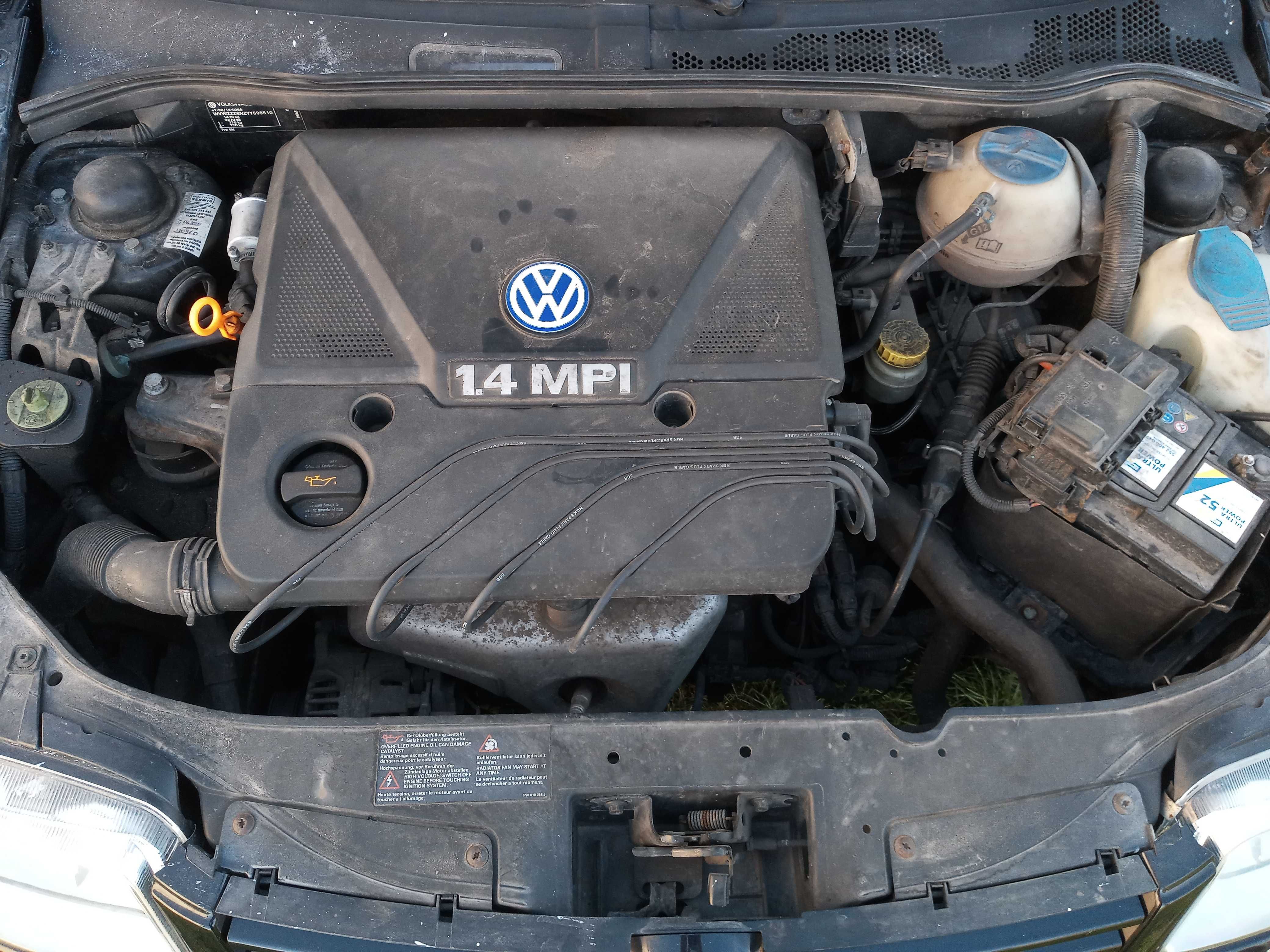 VW Polo 6N2 2000r. 1,4 MPI 8V Gaz Sekwencja