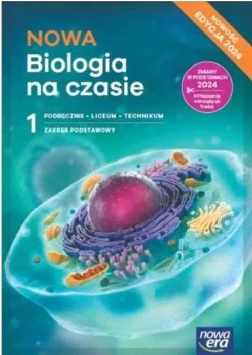 Podręcznik Biologia na czasie 1 ZP Nowa Era Edycja 2024