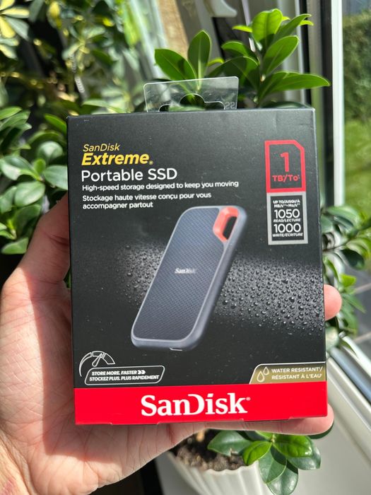 Dysk zewnętrzny SanDisk 1TB Extreme Portable SSD 1050MB/s TOMI-TECH