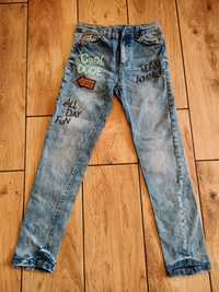 Spodnie jeansowe chłopięce rozm. 134 wiek 8-9lat