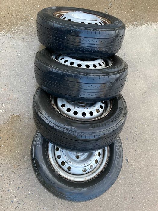 Колеса 175/70 R13 ланос-сенс з резиною Bridgestone літо 4 шт.