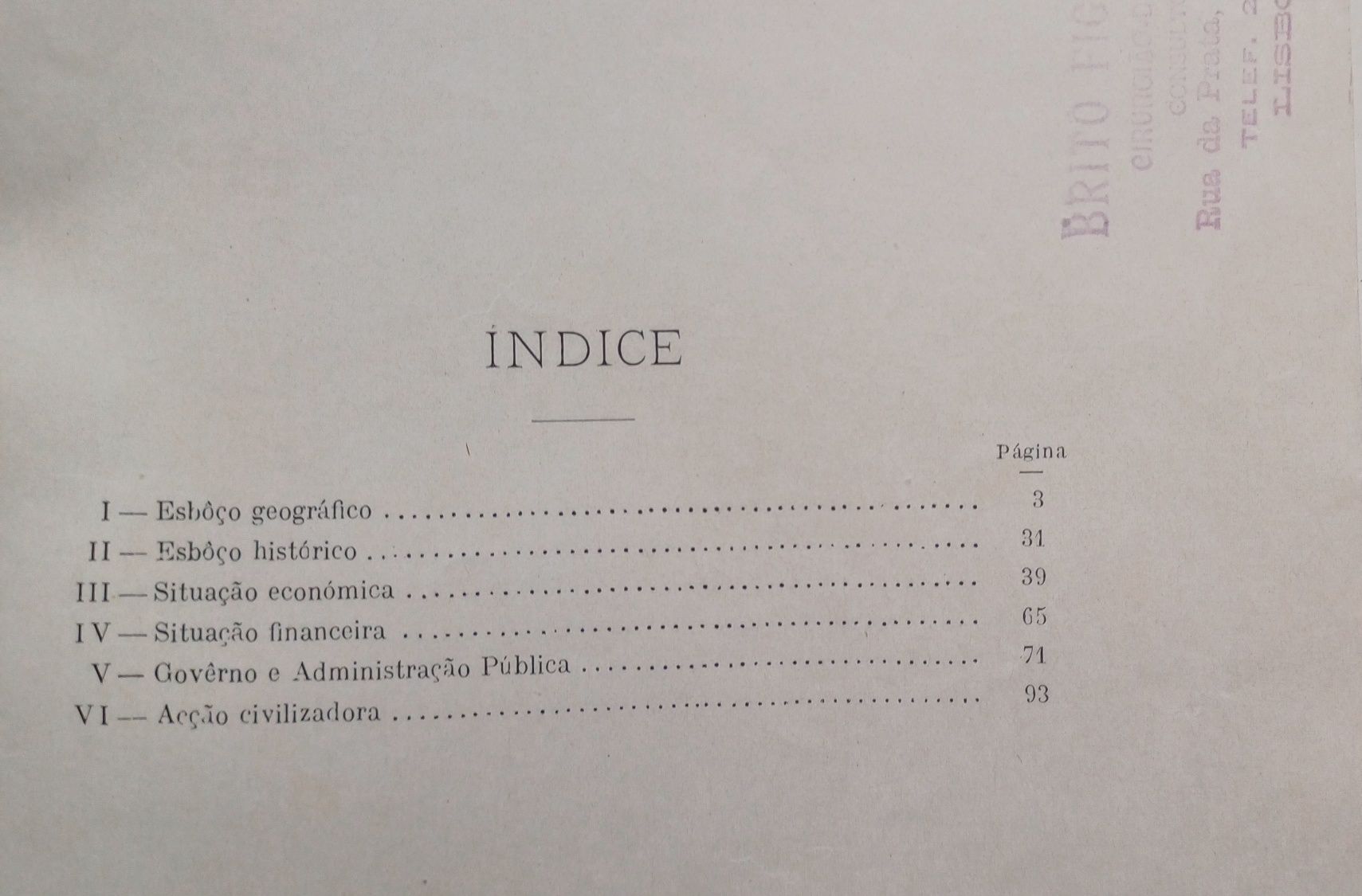 Moçambique Publicação de 1929. Raríssima