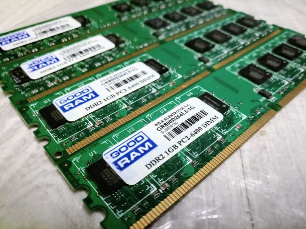 Pamięć DDR2 GOOD RAM 4GB PC2 6400 DIMM GR800D264L5/1G 4 X 1GB Komplet