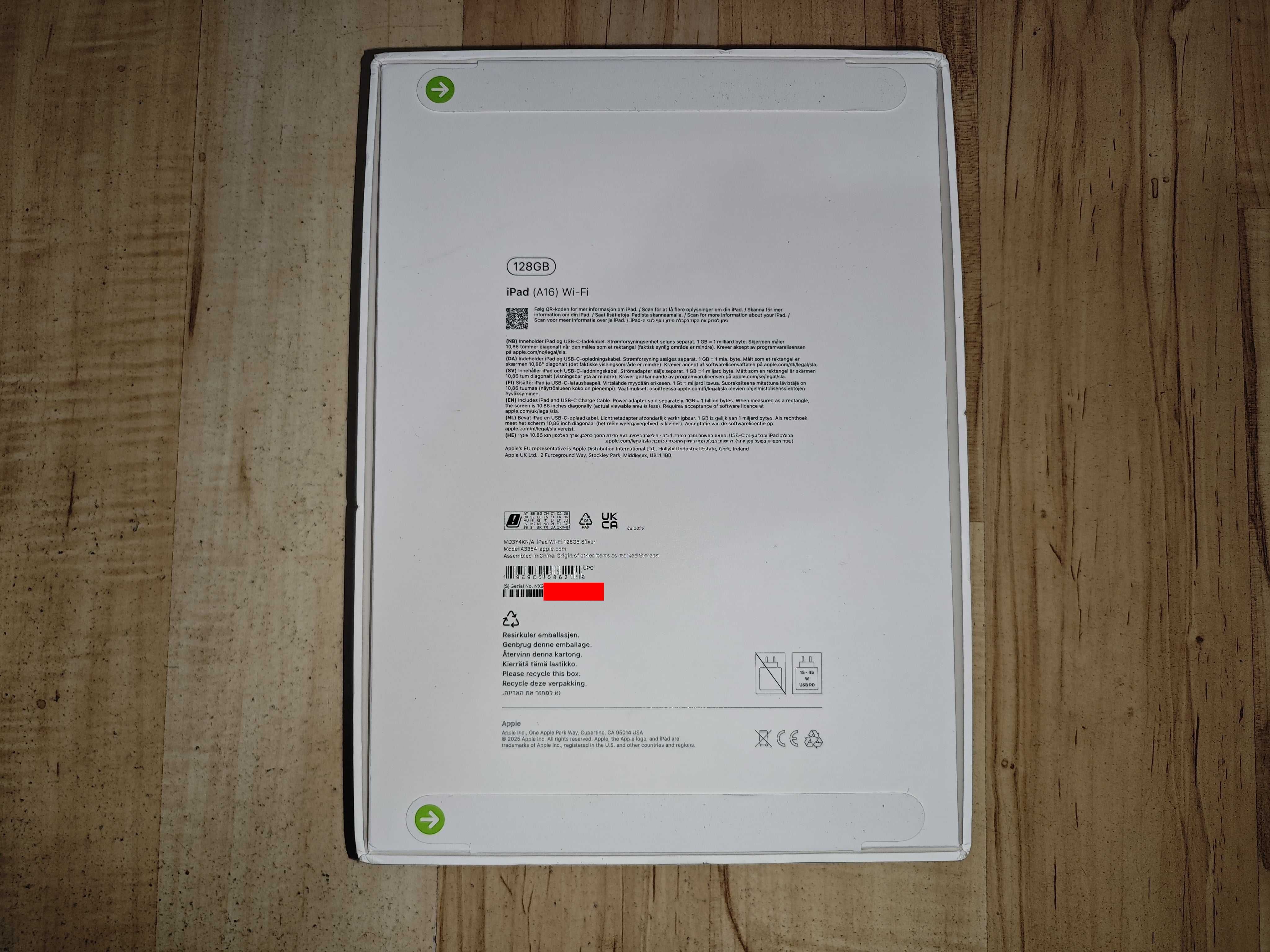 NOWY Tablet APPLE iPad 11" 11 gen. 128 GB Wi-Fi Srebrny