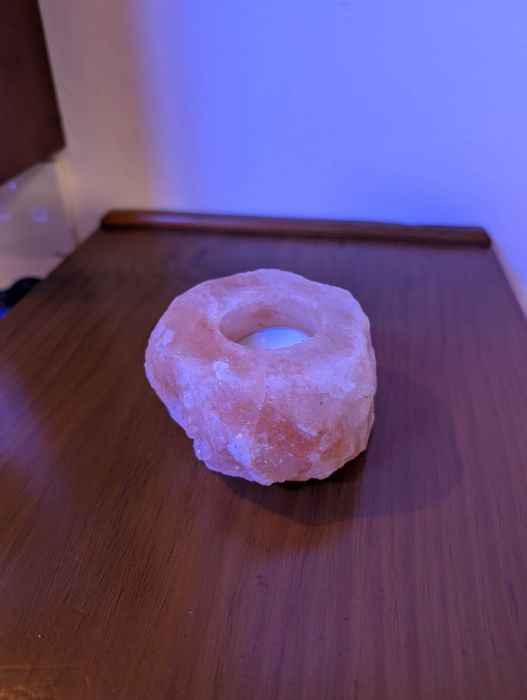 Suporte para velas de Sal dos Himalais