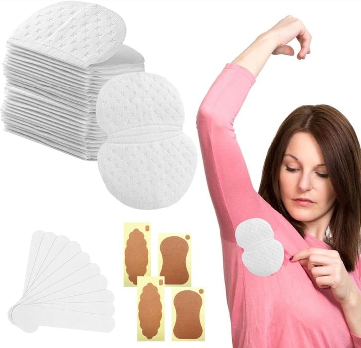 Wkładki antypotowe pod pachy, przeciwpotowe, 94 sztuki, oddychające