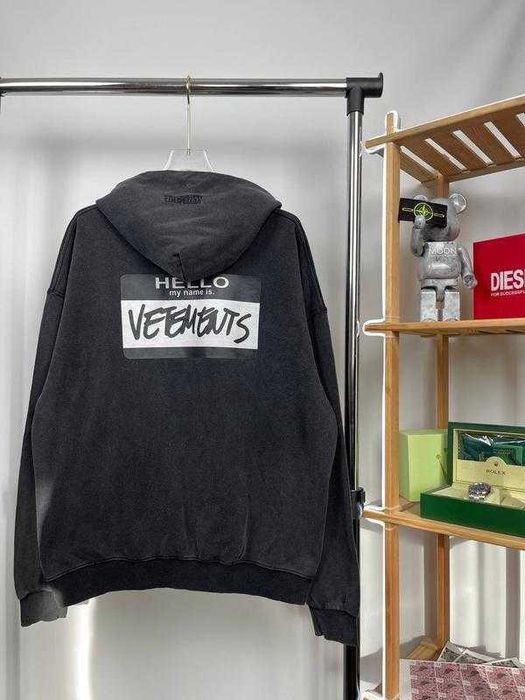 Худі Vetements Logo Hello кофта hoodie ветменс y2k sk8 зіпка