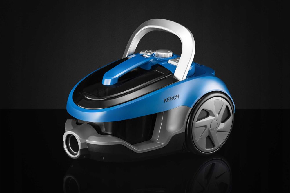 odkurzacz cyklonowy bezworkowy kerch master 3999w 2.5l +turboszczotka