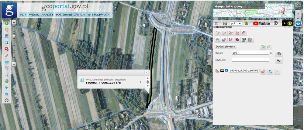 Sprzedam działkę rolną w Lipsku przy obwodnicy.
