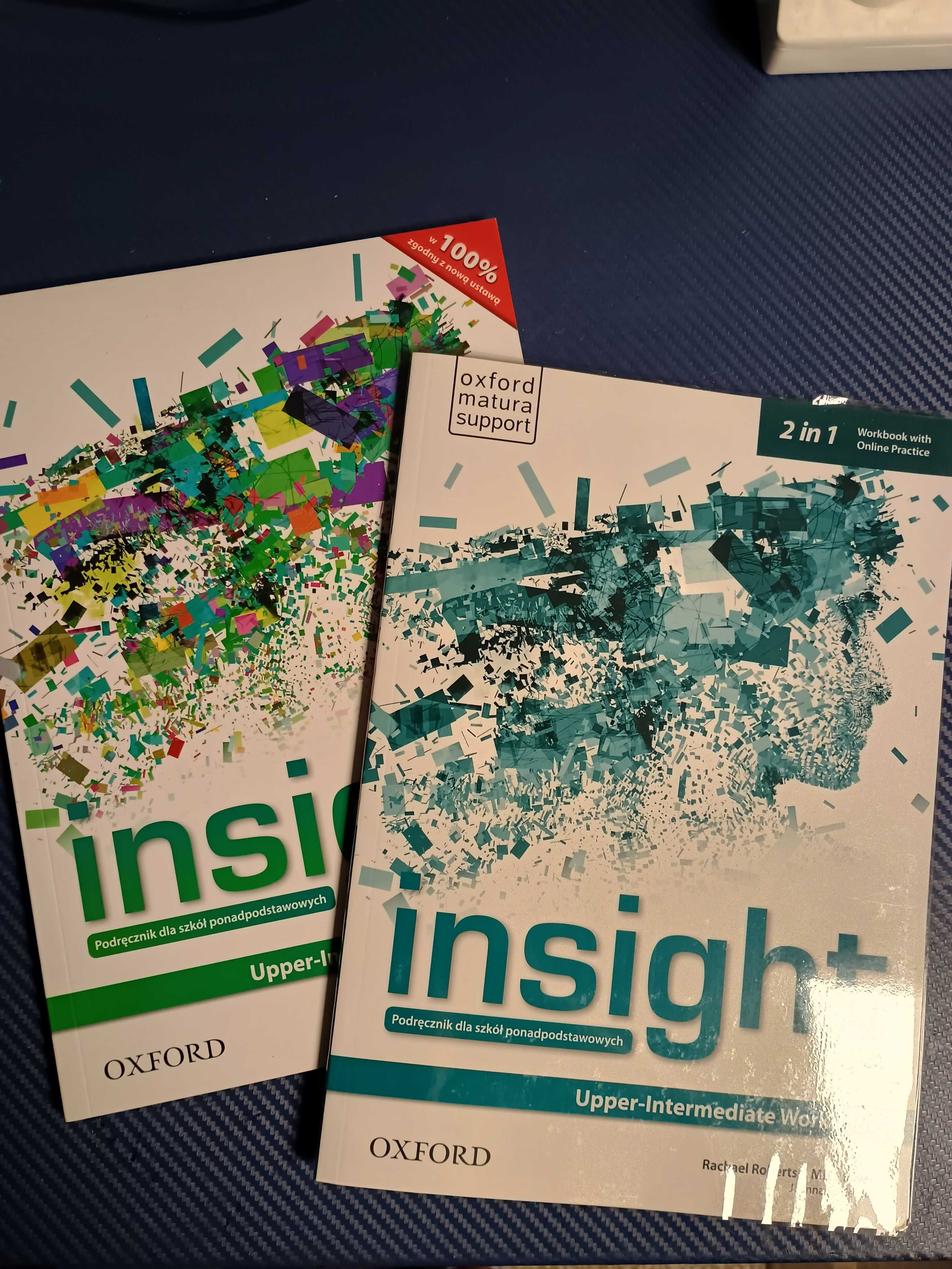 Insight Uppe-intermediate Students Book oxford podręcznik i ćwiczenia