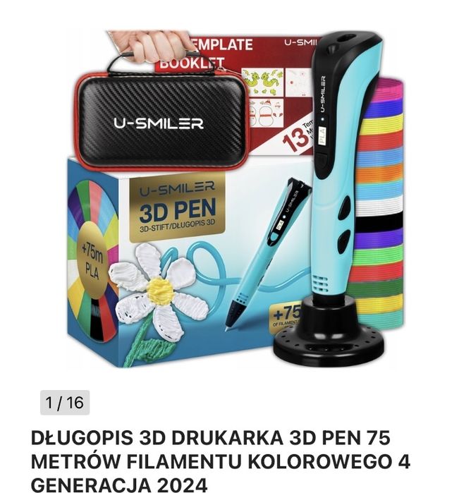 Dwa długopisy 3d używane