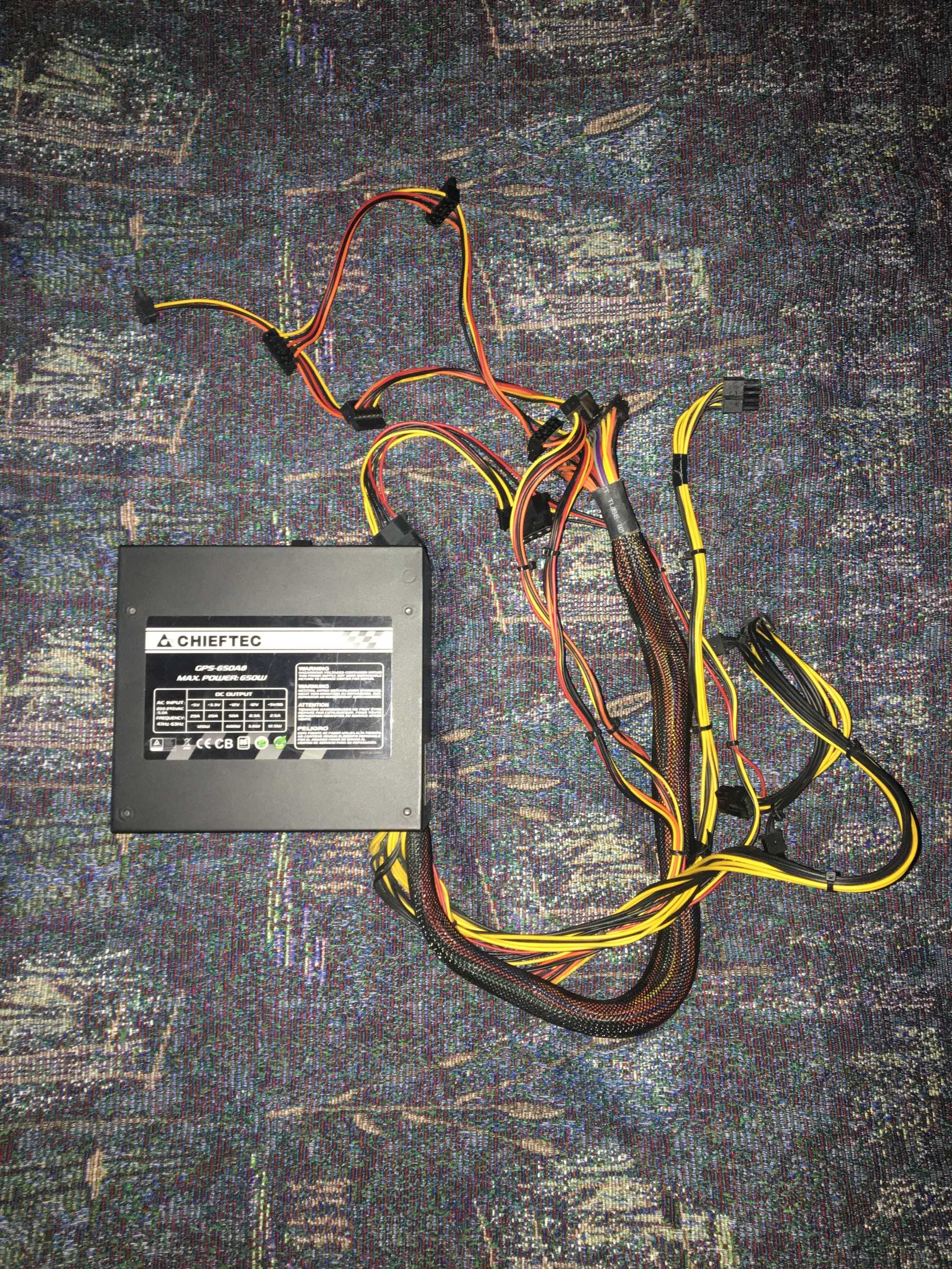 Продам блок питания для ПК "Chieftec 650W GPS-650A8"