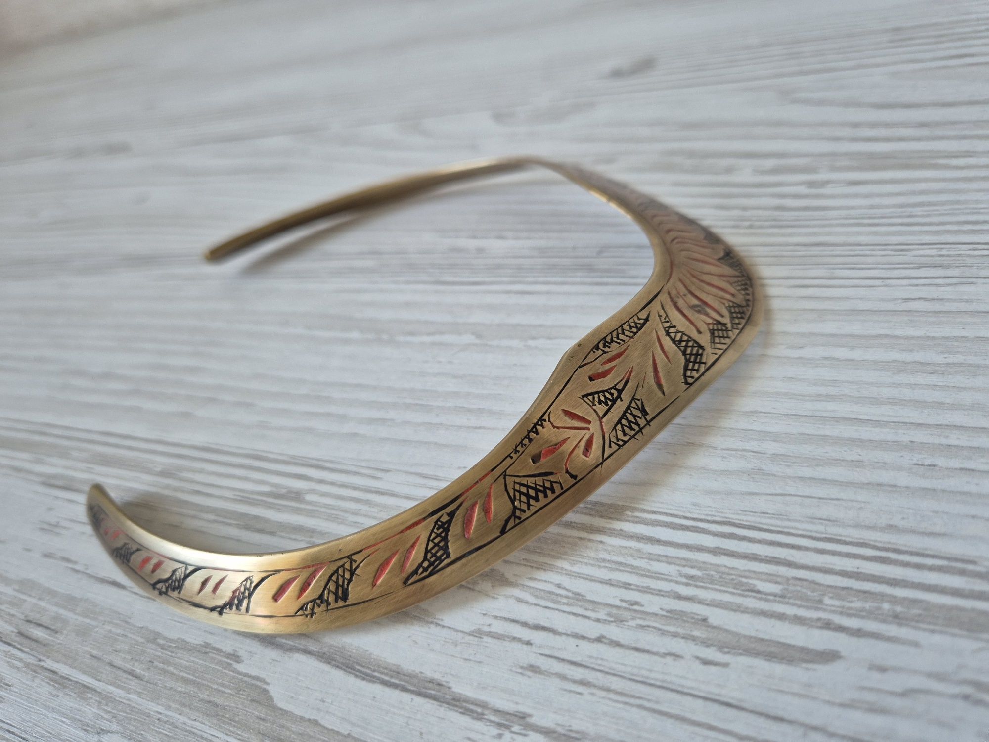 Мідний чокер Hand made